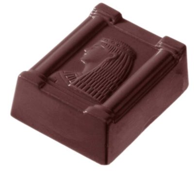 Chocolate World Frame Moulds - CW2315 - Cleopa - 15gm - 36x29x14mm