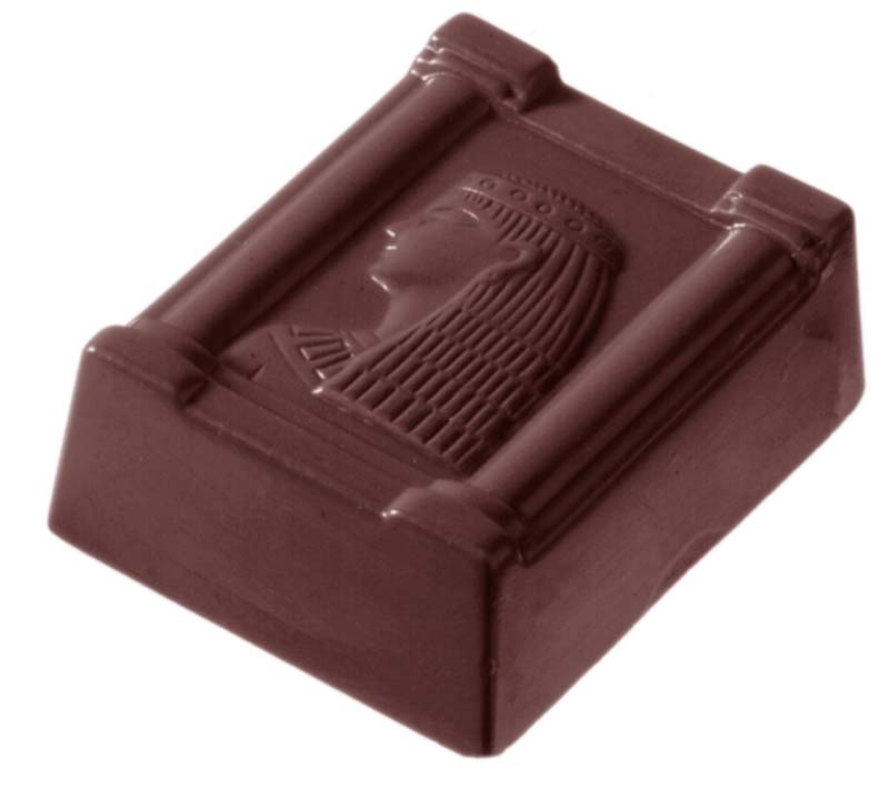 Chocolate World Frame Moulds - CW2315 - Cleopa - 15gm - 36x29x14mm