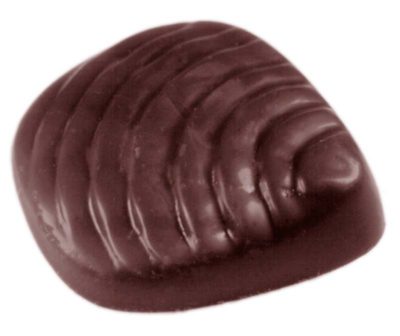 Chocolate World Frame Moulds - CW2319 - Oyster - 5gm - 30x34x8mm