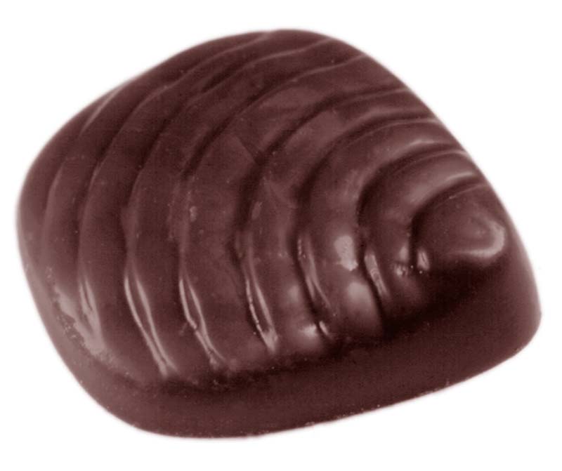 Chocolate World Frame Moulds - CW2319 - Oyster - 5gm - 30x34x8mm