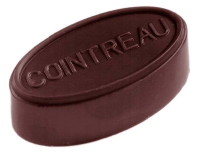 Chocolate World Frame Moulds - CW2321 - Cointreau Oval - 14gm - 44x23x15mm
