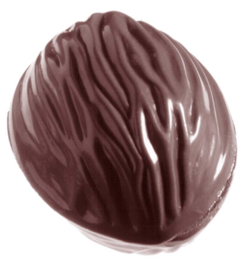Chocolate World Frame Moulds - CW2328 - Nut Double - 7.5gm - 37x29x14mm