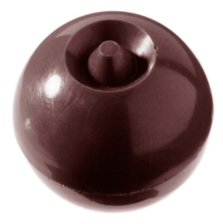 Chocolate World Frame Moulds - CW2329 - Half Sphere Liqueur Ø 30mm - 7gm - 30x30x15mm