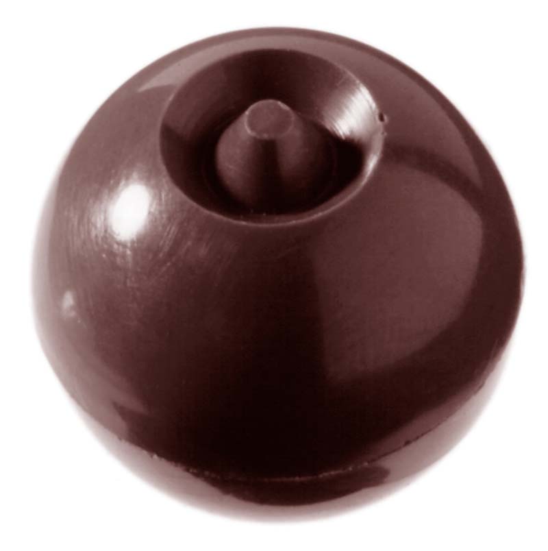 Chocolate World Frame Moulds - CW2329 - Half Sphere Liqueur Ø 30mm - 7gm - 30x30x15mm