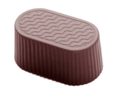 Chocolate World Frame Moulds - CW2333 - Oval Basket - 11gm - 34x19x16mm