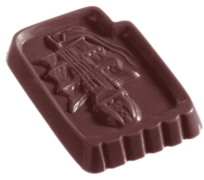 Chocolate World Frame Moulds - CW2335 - Ship Caraque - 12gm - 49x35x5mm