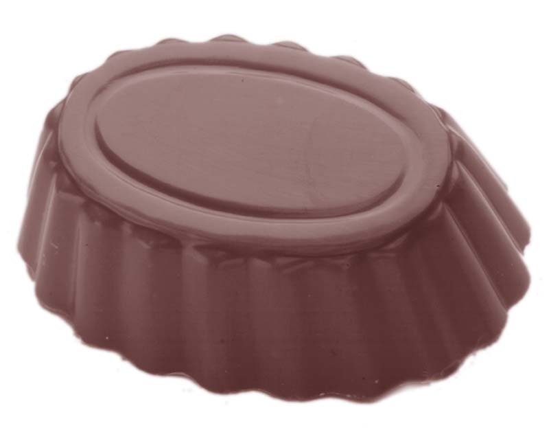 Chocolate World Frame Moulds - CW2346 - Cup Oval - 30gm - 57x40x18mm