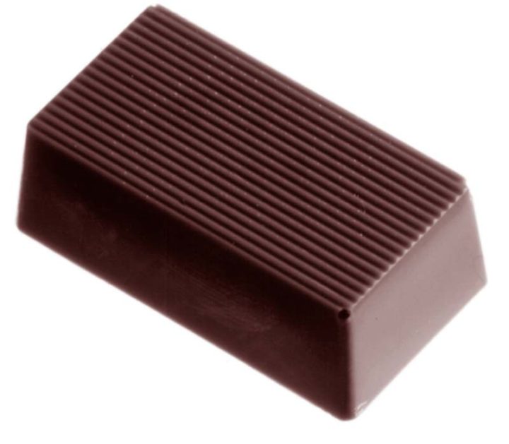 Chocolate World Frame Moulds - CW2354 - Rectangle - 14gm - 40x22x14mm