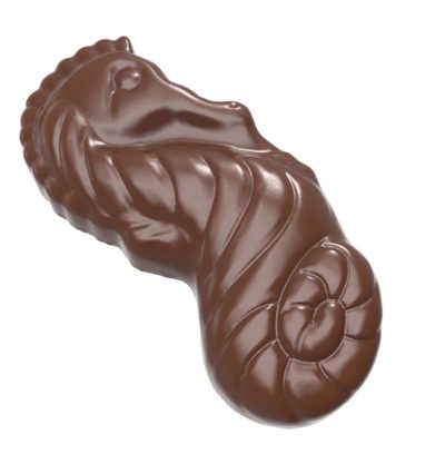 Chocolate World Frame Moulds - CW2374 - Sea Horse - 7gm - 52x22x7mm