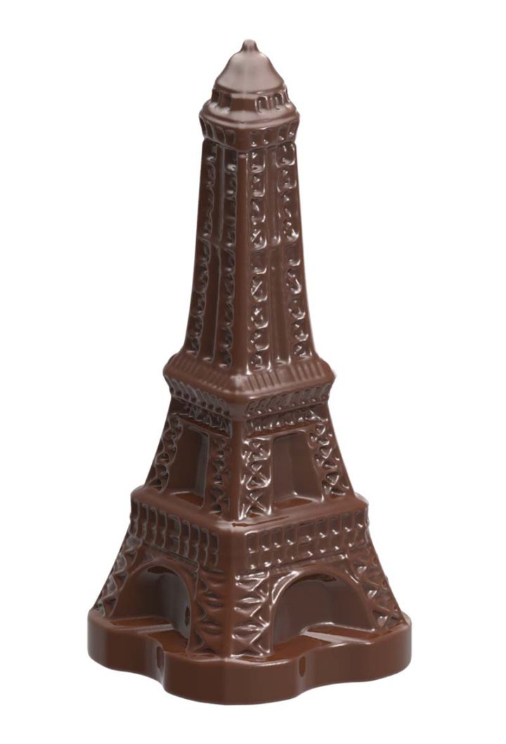 Chocolate World Frame Moulds - CW2379 - Eiffel Tower - 5.7gm - 30x15x60mm
