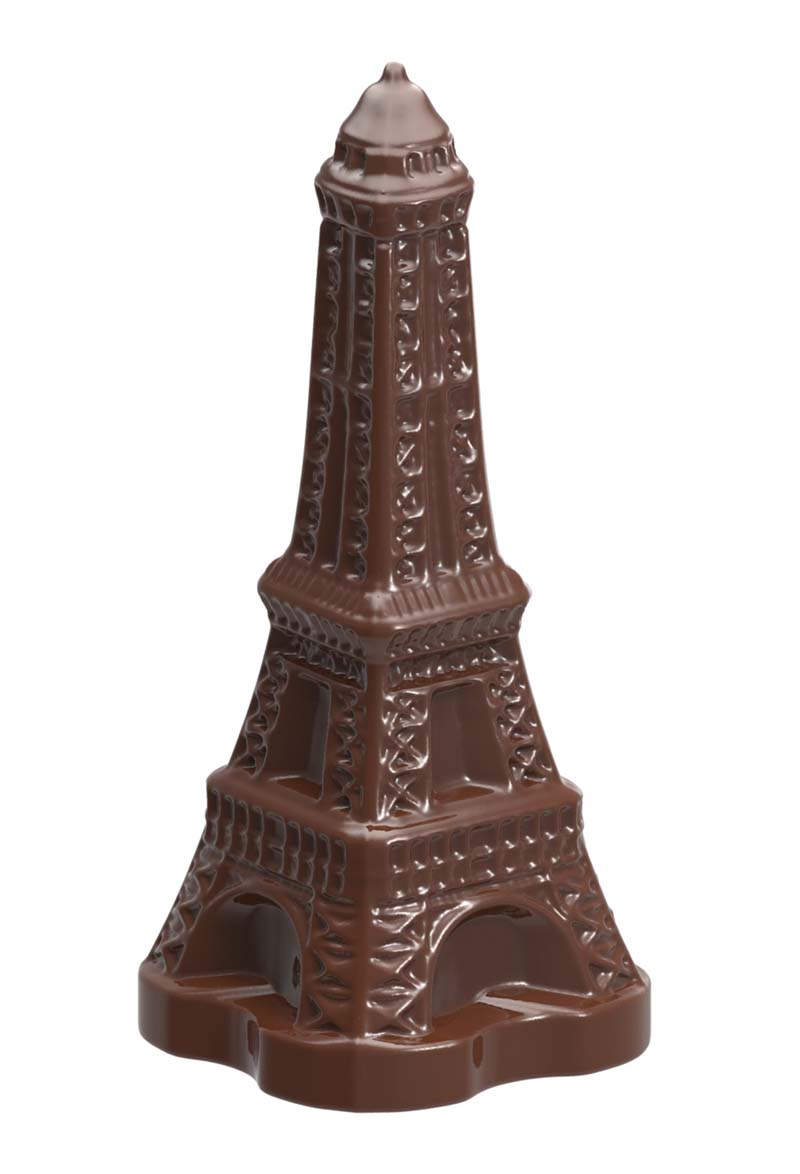 Chocolate World Frame Moulds - CW2379 - Eiffel Tower - 5.7gm - 30x15x60mm