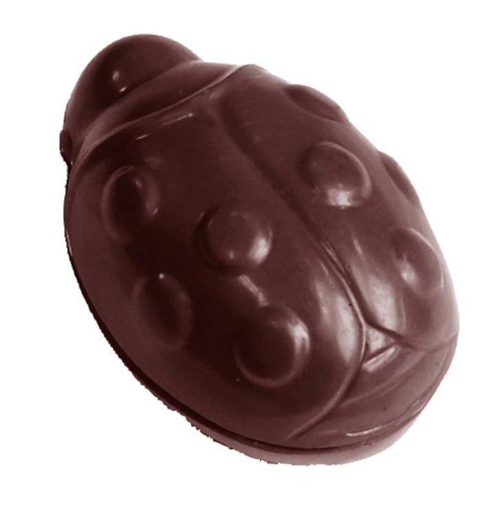 Chocolate World Frame Moulds - CW2380 - Ladybug - 38x24x19mm