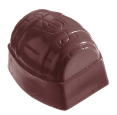 Chocolate World Frame Moulds - CW2385 - Barrel - 32x28x23mm