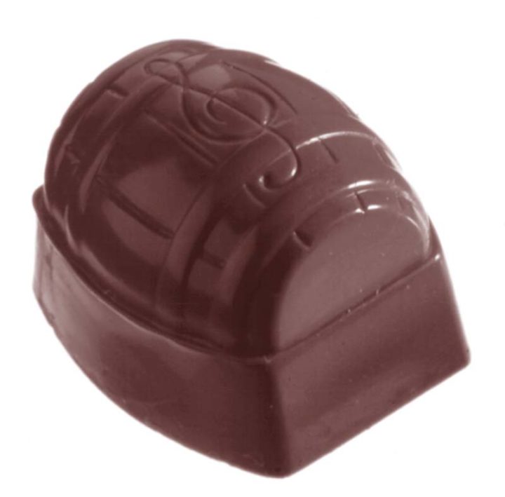 Chocolate World Frame Moulds - CW2385 - Barrel - 32x28x23mm