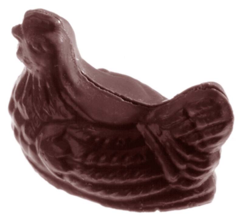 Chocolate World Frame Moulds - CW2388 - Chicken - 44x29x12mm