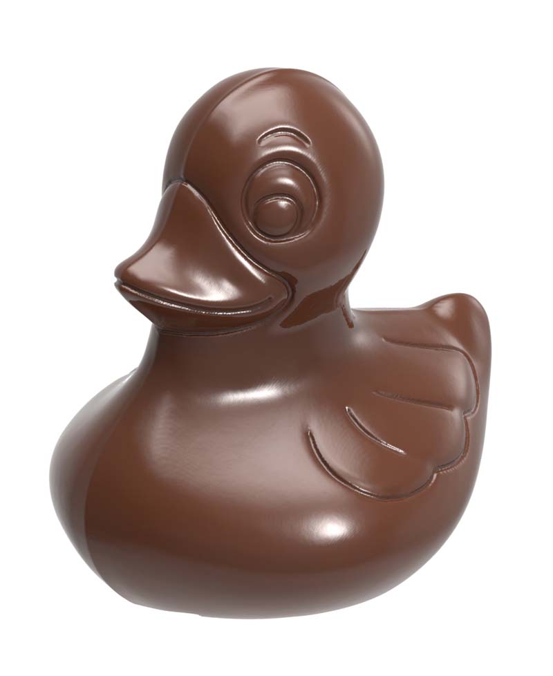 Chocolate World Frame Moulds - CW2390 - Carnival Duck - 12gm - 34x35x14mm