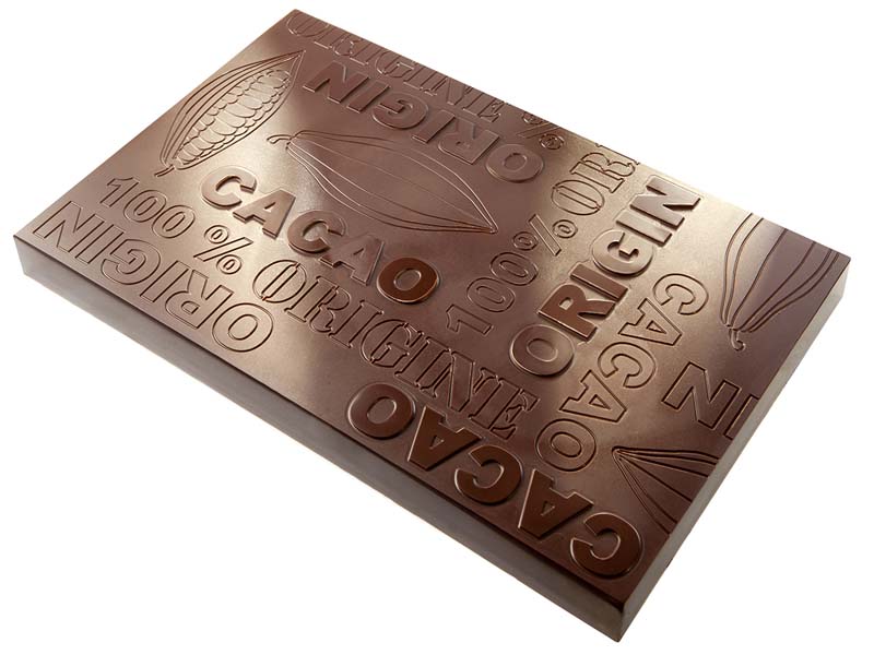 Chocolate World Frame Moulds - CW2393 - Tablet +/- 1 Kg - 1000gm - 250x160x23mm
