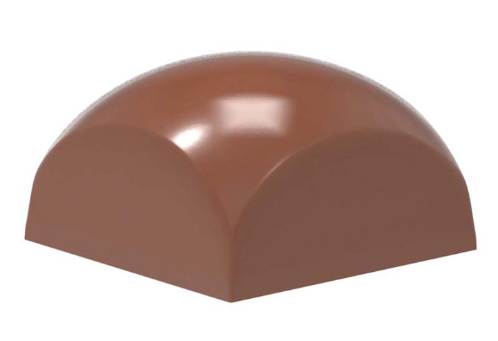 Chocolate World Frame Moulds - CW2435 - Square Sphere - Alexandre Bourdeaux - 9gm - 25.5x25.5x15mm
