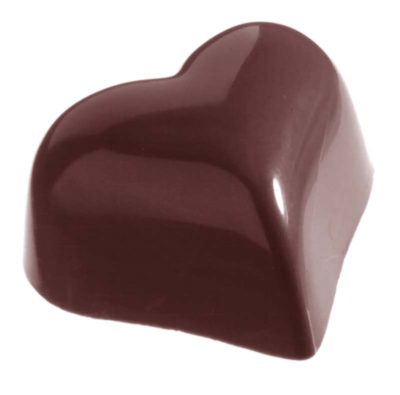 Chocolate World Frame Moulds - CW2443 - Small Heart - 9gm - 31x27x17mm
