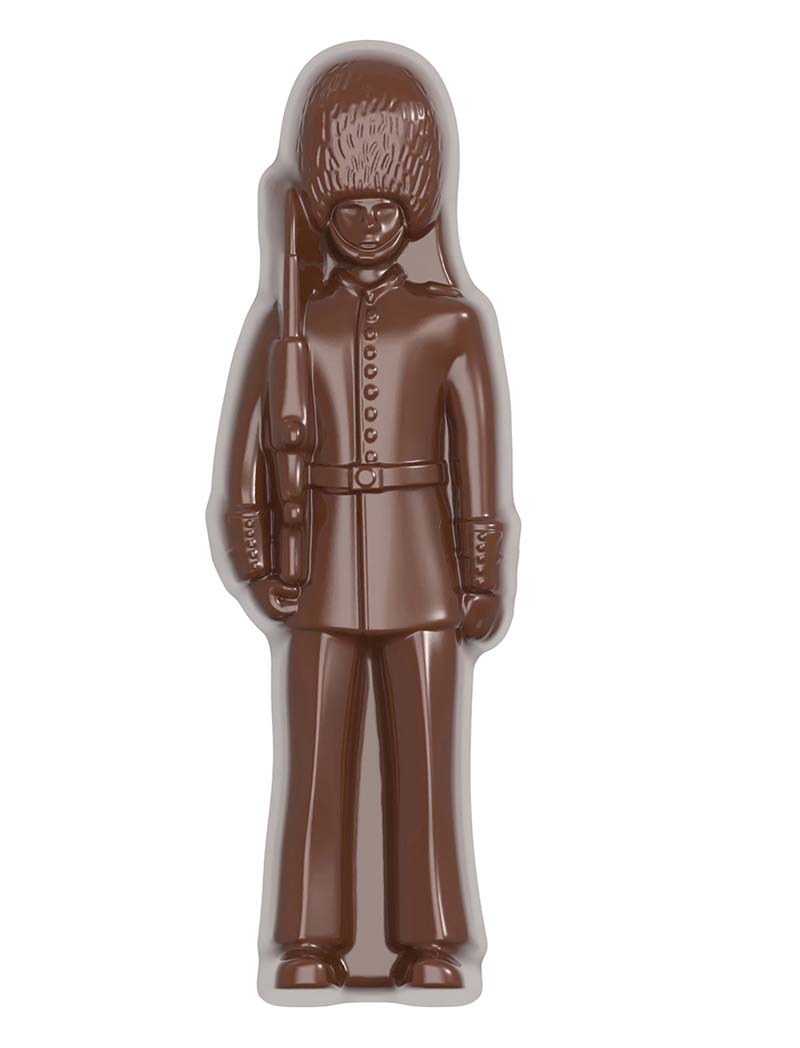 Chocolate World Frame Moulds - CW2445 - King'S Guard - 53gm - 114x37x20mm