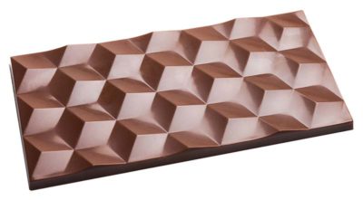 Chocolate World Frame Moulds - CW2448 - Tablet Facet - 80gm - 148x74x8.5mm