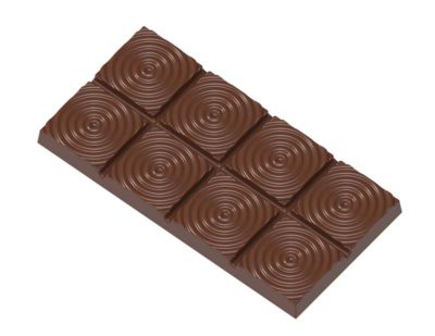 Chocolate World Frame Moulds - CW2451 - Tablet Hypnos - 100gm - 139.5x69.5x10mm
