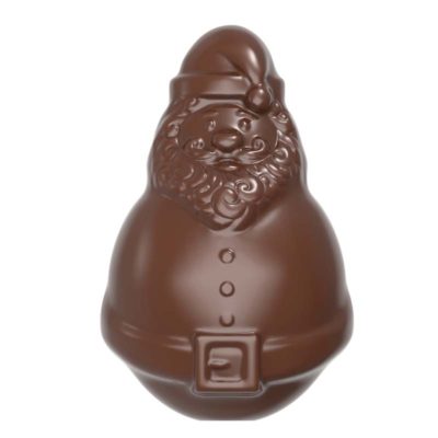 Chocolate World Frame Moulds - CW2456 - Spherical Santa Claus - 16gm - 42.5x27x27mm