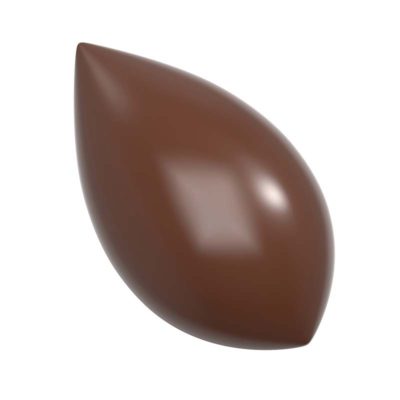 Chocolate World Frame Moulds - CW2463 - Quenelle Big - Frank Haasnoot - 124gm - 106.5x59.5x35mm