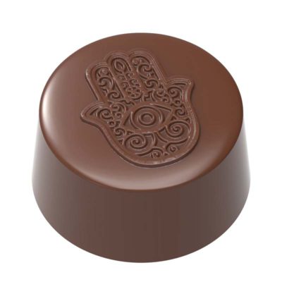 Chocolate World Frame Moulds - CW2466 - Fatima'S Hand - 13.5gm - 31x31x16.5mm