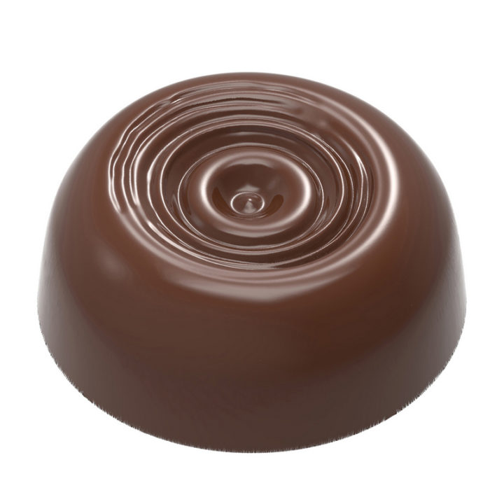 Chocolate World Frame Moulds - CW2480 - Orbit - Dutch Pastry Team - 10gm - 32x32x12.5mm
