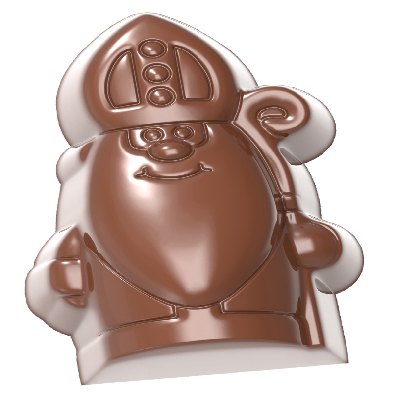 Chocolate World Frame Moulds - CW2486 - St Nicholas - 10.5gm - 40x25x18mm