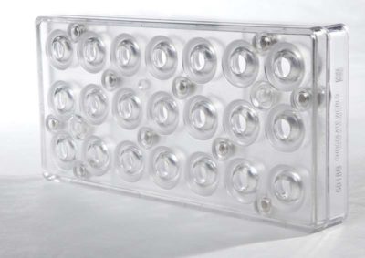 Chocolate World Frame Moulds - CW5018 - Truffles - 12.5gm - 27xN/Ax29mm
