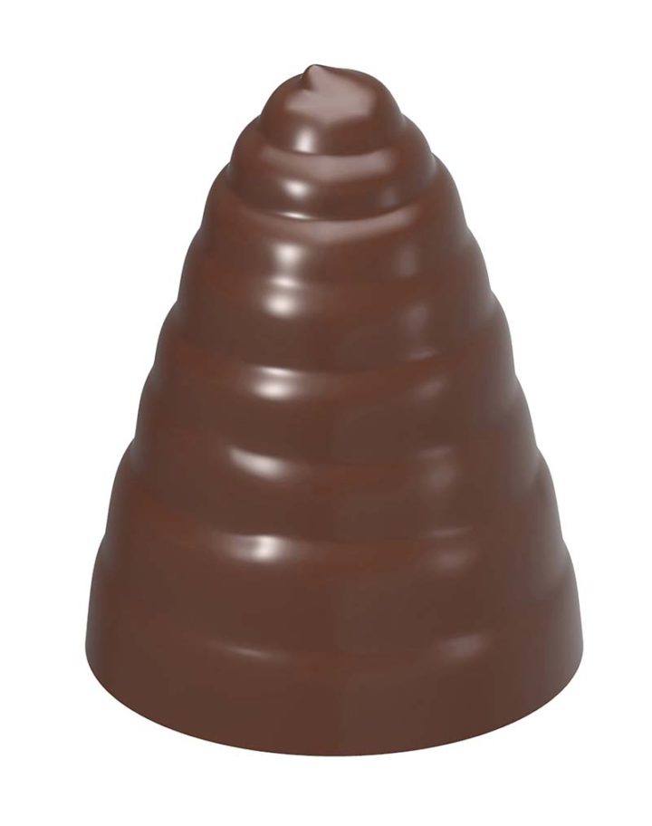 Chocolate World Frame Moulds - CW5051 - Flødeboller - 80gm - 50x50x64mm