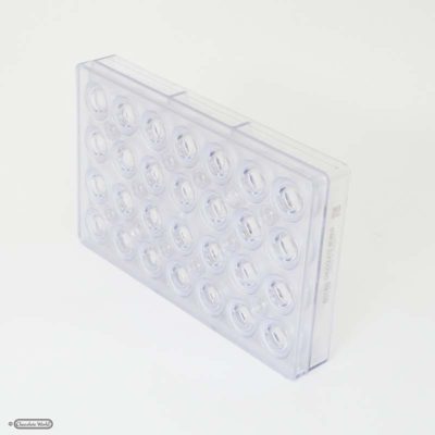 Chocolate World Frame Moulds - CW6018 - Truffles - 12.5gm - 27xN/Ax29mm