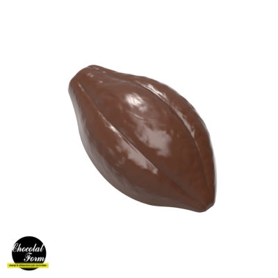 Chocolate World Frame Moulds - CWI_CF0104 - Cocoa Bean - 3gm - 30.5x17.5x9mm