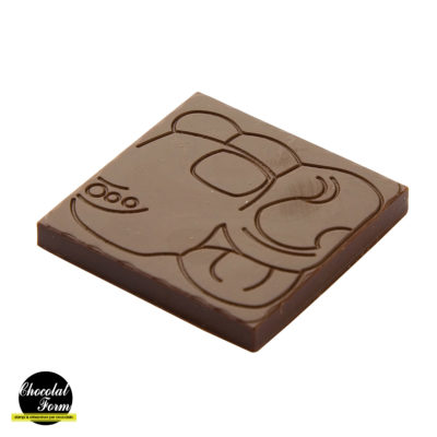 Chocolate World Frame Moulds - CWI_CF0208 - Napolitain Glifi - 5gm - 34x34x4mm