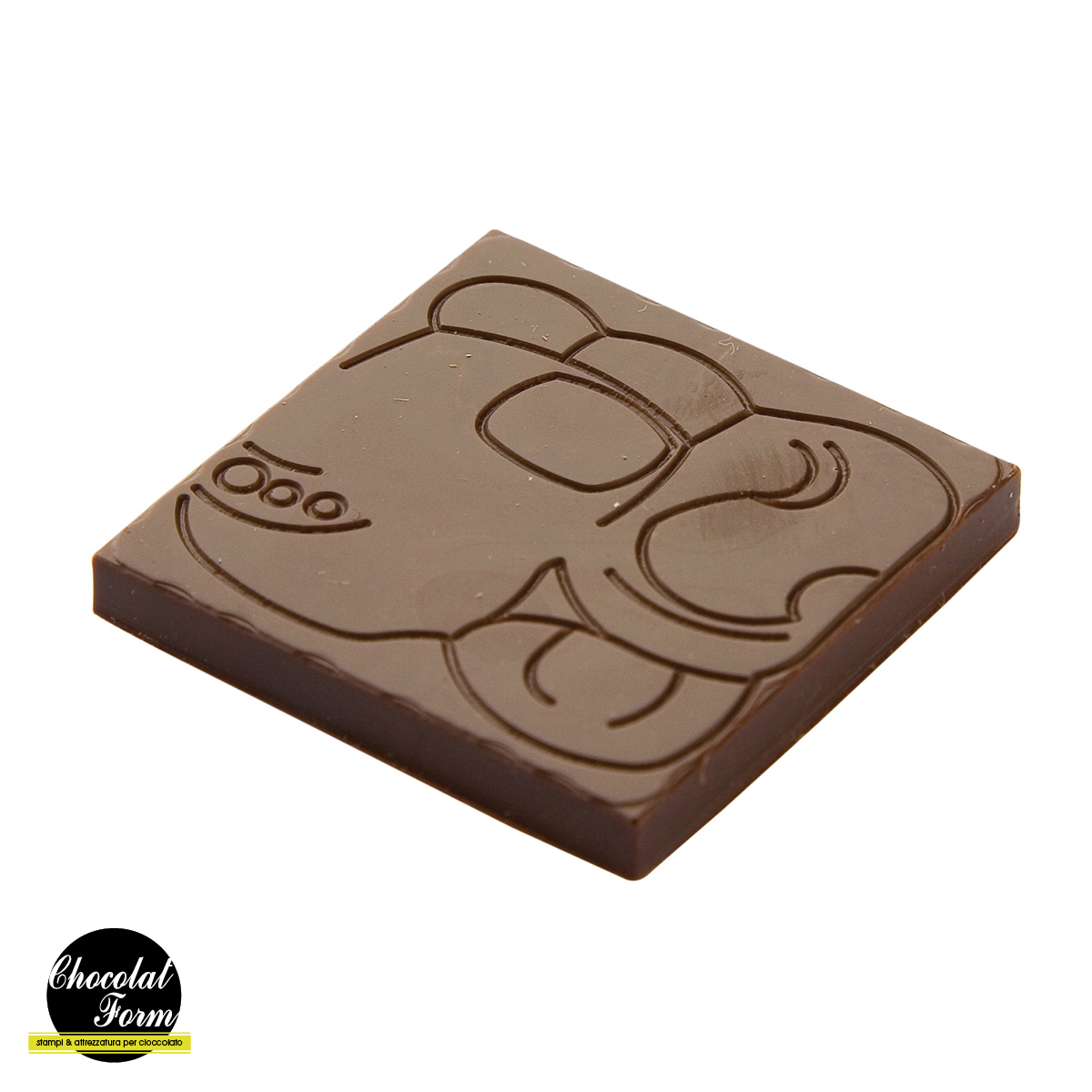 Chocolate World Frame Moulds - CWI_CF0208 - Napolitain Glifi - 5gm - 34x34x4mm