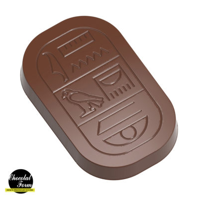 Chocolate World Frame Moulds - CWI_CF0213 - Napolitain Hieroglyph - 3.5gm - 35x22x4.5mm