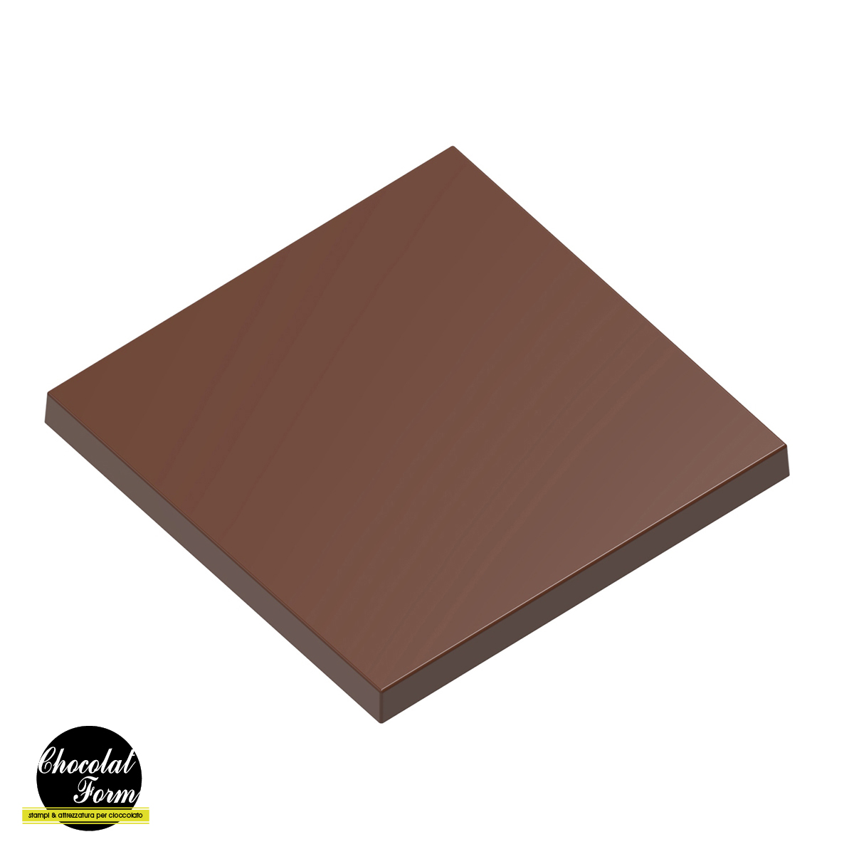 Chocolate World Frame Moulds - CWI_CF0251 - Tablet Square 80 X 80mm - 50gm - 80x80x6.5mm