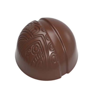 Chocolate World Frame Moulds - CWI_CF0265 - Pomponet Aztec - 10.5gm - 27.5x27.5x19.5mm