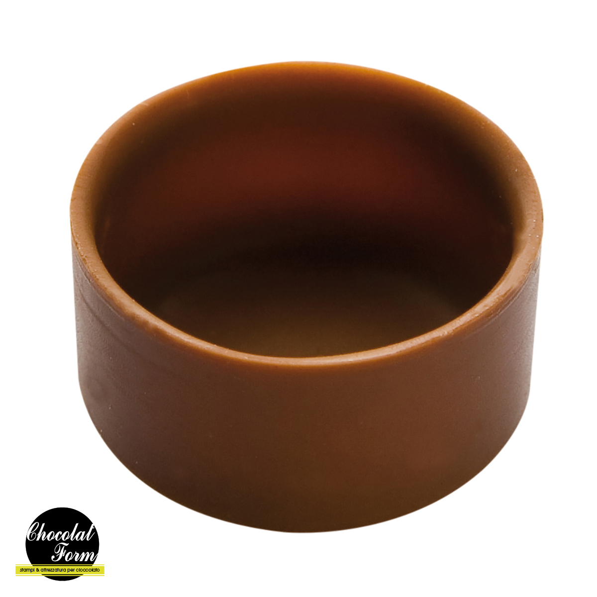 Chocolate World Frame Moulds - CWI_CF0303 - Praline Round Box - 9gm - 28x28x13mm