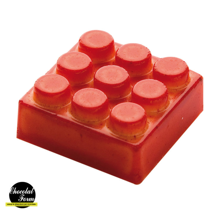 Chocolate World Frame Moulds - CWI_CF0407 - Praline Brick - 9gm - 27x27x12mm