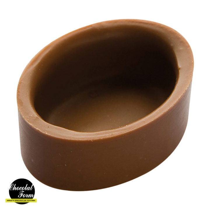 Chocolate World Frame Moulds - CWI_CF0502 - Praline Oval Box - 9gm - 34x25x12mm