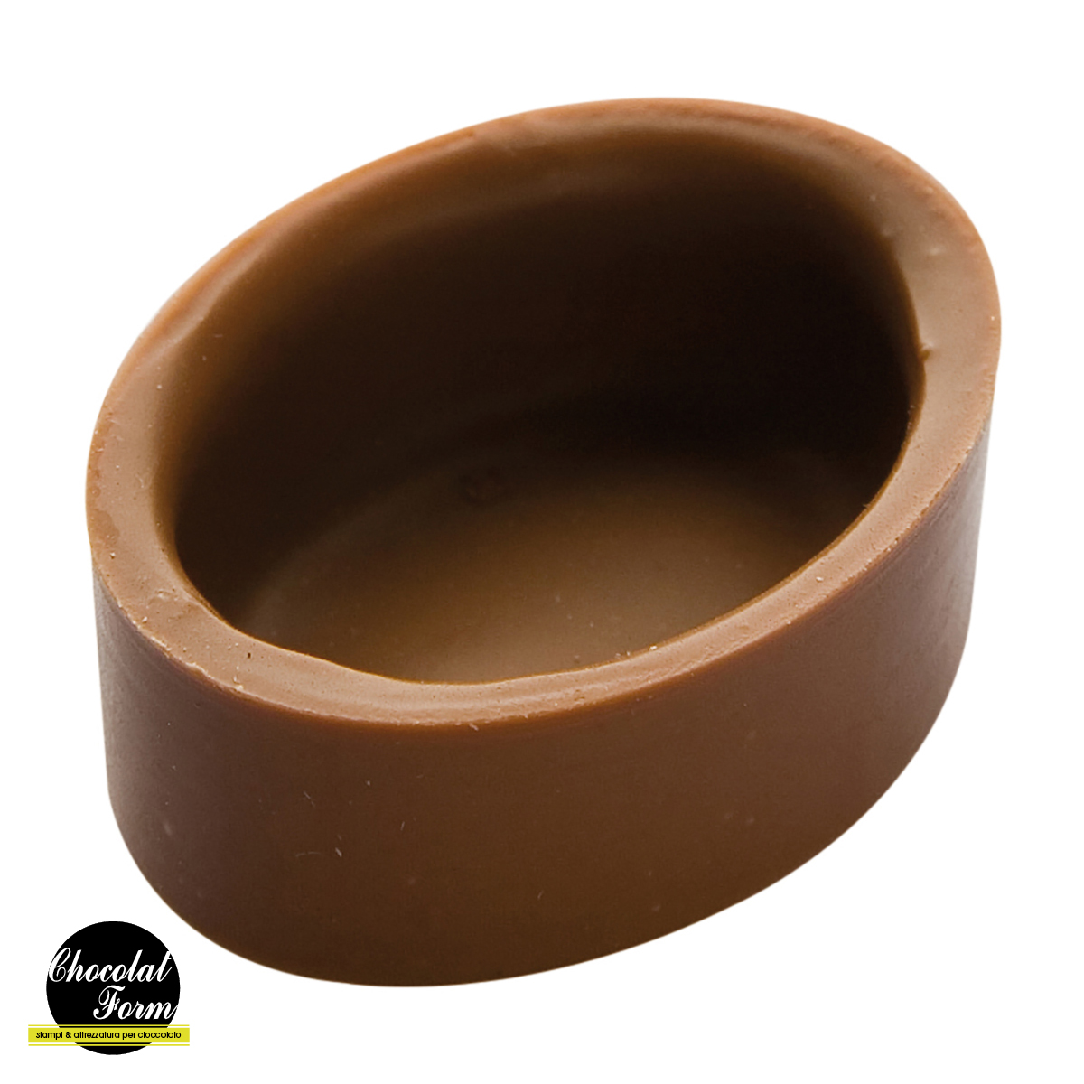 Chocolate World Frame Moulds - CWI_CF0502 - Praline Oval Box - 9gm - 34x25x12mm