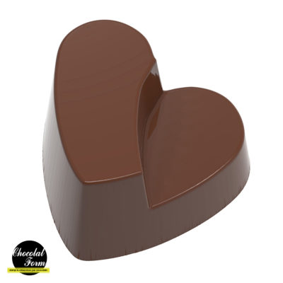 Chocolate World Frame Moulds - CWI_CF0606 - Interlocking Heart - 10gm - 29x29x18mm