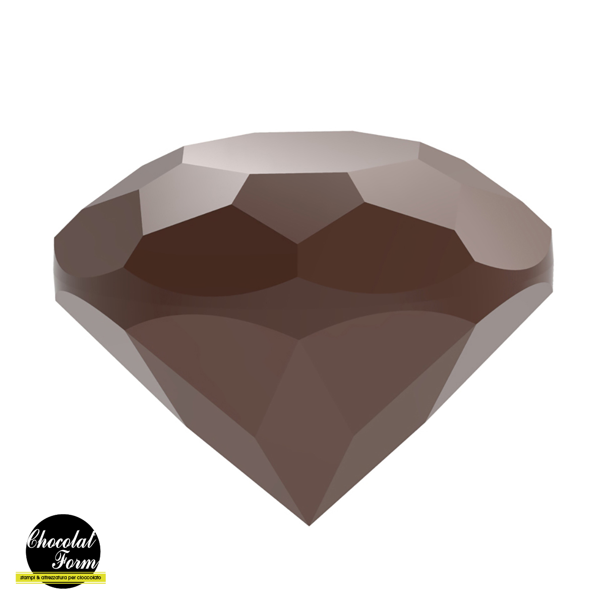 Chocolate World Frame Moulds - CWI_CF0608 - Small Diamond - 4.5gm - 12.5x12.5x19mm
