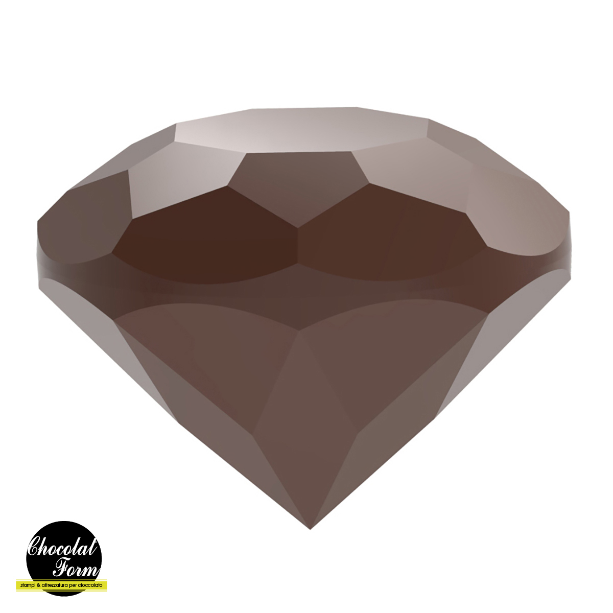 Chocolate World Frame Moulds - CWI_CF0609 - Big Diamond - 13gm - 35x35x24.5mm