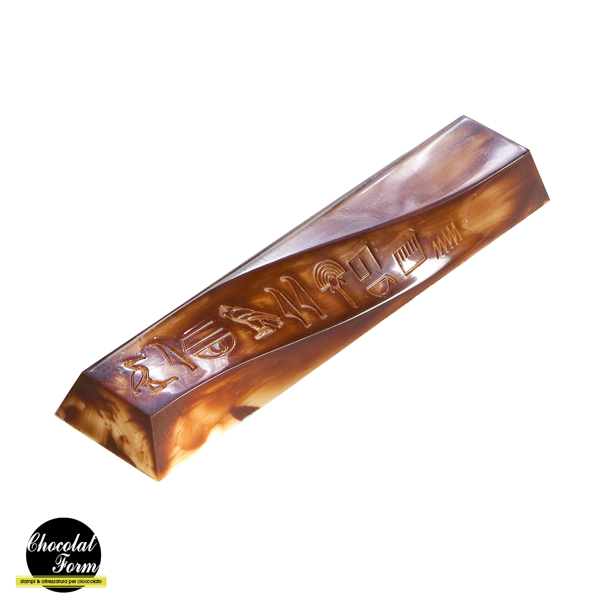 Chocolate World Frame Moulds - CWI_CF0906 - Hieroglyph Wavy Snack - 33gm - 115x27x12mm