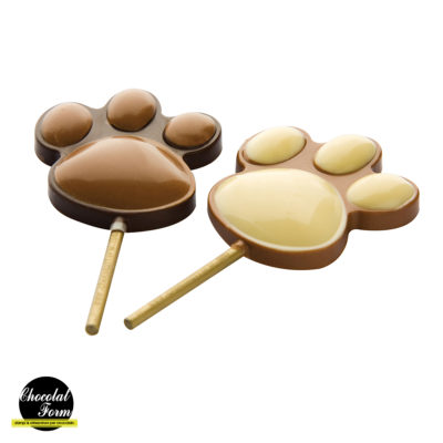 Chocolate World Frame Moulds - CWI_CF1104 - Lollipop Footprint - 23.5gm - 62x55x12mm
