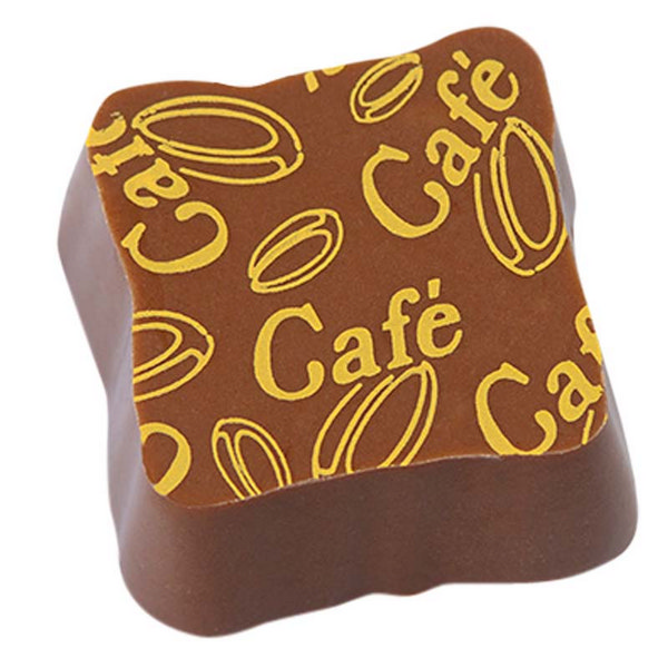 Hans Brunner Frame-Moulds - Square praline - DP-0004 - Dimensions: Length: 31.5 mm